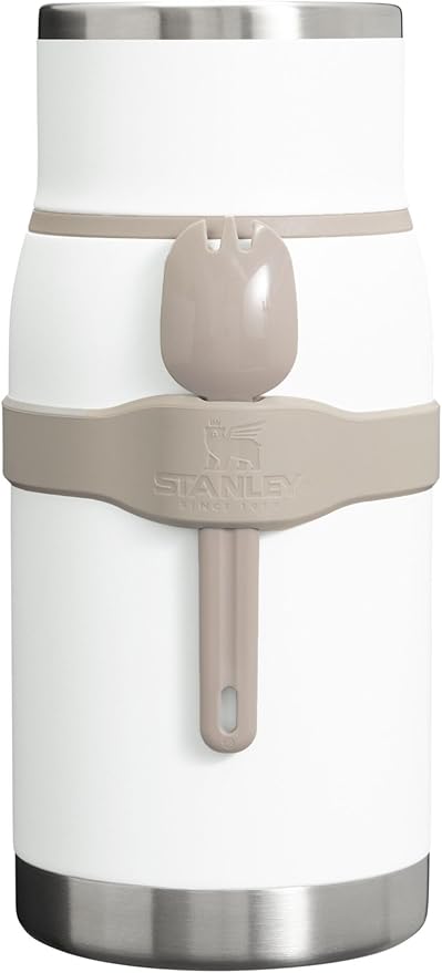 STANLEY Adventure To-Go Food Jar | Vacuum Insulated Food Container | Wide Mouth Screw On Lid | Packable for Travel | Stainless Steel with Leakproof Lid | BPA-Free