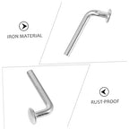 HEALLILY 200 Pcs Pallet Rack Drop Pin Safety Bolts for Warehouse Shelving Heavy Duty Iron Beam Locker Clips 1.65 X 0.66 X 0.86 Inches Silver