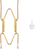 Bilillo Plate Hangers for The Wall, Suitable for 4-5 inch Decorative Plate, Stainless Steel Invisible Heavy Duty Wire Plate Holder with Wall Hooks, Plate Hangers for Displaying Plates
