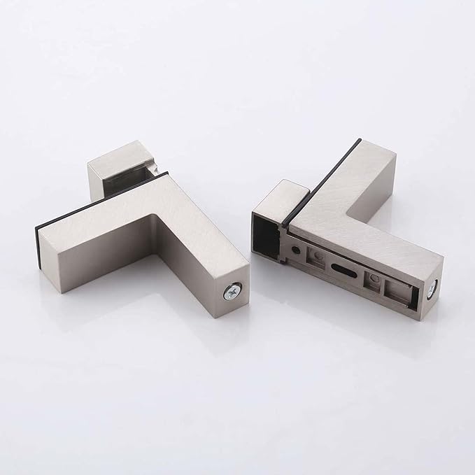 KES Bathroom Shelf Tempered Glass Shelf, Bathroom Wall Shelves with 20 Inch Rectangular Glass (8mm Thick) Wall Mount Brushed Nickel, BGS3201-2