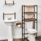 Farmhouse Bathroom Collection - Over the Sink Shelf Natural