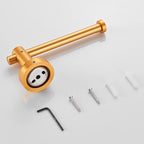 Golden Toilet Paper Holder, Wall Mount Toilet Paper Roll Holder for Bathroom, Washroom, Bathroom Hardware