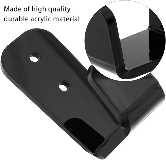BESPORTBLE Ski Pole Holder Wall Mount for Fishing Poles and Hockey Stick Storage Functional Hanging Racks for Trekking 2 Pairs Compact 2.48X1.37X1.02In Space Saving Garage and Home Organiz