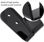 BESPORTBLE Ski Pole Holder Wall Mount for Fishing Poles and Hockey Stick Storage Functional Hanging Racks for Trekking 2 Pairs Compact 2.48X1.37X1.02In Space Saving Garage and Home Organiz