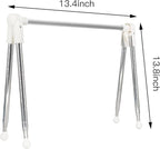 Foldable Telescopic Drying Rack, Adjustable Stainless Steel Clothes Hanger, Portable Laundry Rack for Indoor & Travel Use
