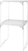 2 Shelves Locker Organizer, Grey, School, Office, Home Use