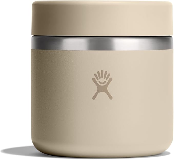 Hydro Flask Food Jar – Insulated Stainless Steel, Snack Travel Container for Hot Food & Soup 20 Oz Oat Tan