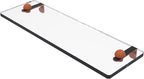 Allied Brass RC-1/16-ASP 16 Inch Glass Vanity Shelf with Beveled Edges, Autumn Sparkle