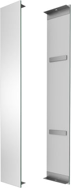 Side Mirrored Kits, 4'' W x 26'' H Decorative Side Mirrors Set of 2 for 26-Inch-Height Acrylic Smart Lighted Mirror Cabinet Surface-Mounting-Use Only (for Model-Aura)