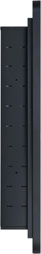 Matt Black Rectangle Recessed Bathroom Medicine Cabinet with Mirror Stainless Steel Metal Framed Rounded Rectangular Bathroom Cabinet with Mirror 24x36''