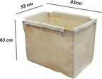 Waterproof Liner Bag for Rolling Laundry Basket, Replacement Liner for Commercial Laundry Cart, Detachable Storage Bag