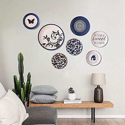 Artliving 1.25 Inch Invisible Adhesive Plate Hanger Set Vertical Plate Holders for The Wall (100 Pack)