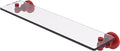 Allied Brass Washington Square Collection Glass Vanity Shelf with Beveled Edges