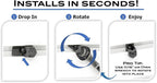 Peg Hooks for Gladiator Gearwall & Geartrack 4-Pack