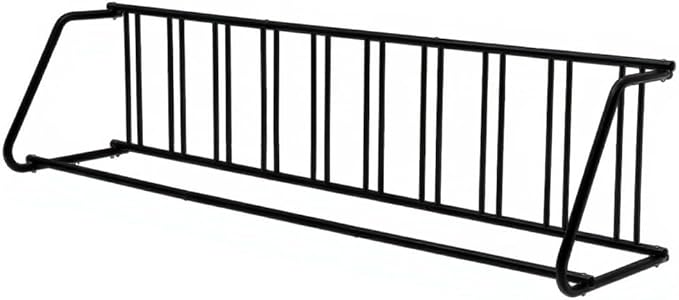 Floor Bike Rack,Sigle-Side 10-Bike Rack 122" L,Grid Bike Rack In Ground,Freestanding Bicycle Floor Parking Stand,Stand Bike Racks for Garages Streets Yards Bike Events