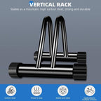 Metal Bike Storage Rack, Floor Stand for 3 Bicycles, Outdoor Loop Parking Holder for Garage, Shed (2 paragraph)