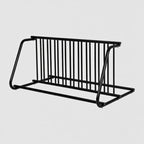 Floor Bike Rack,Double-Side 10-Bike Rack 60"L,Grid Bike Rack In Ground,Freestanding Bicycle Floor Parking Stand,Stand Bike Racks for Garages Streets Yards Bike Events