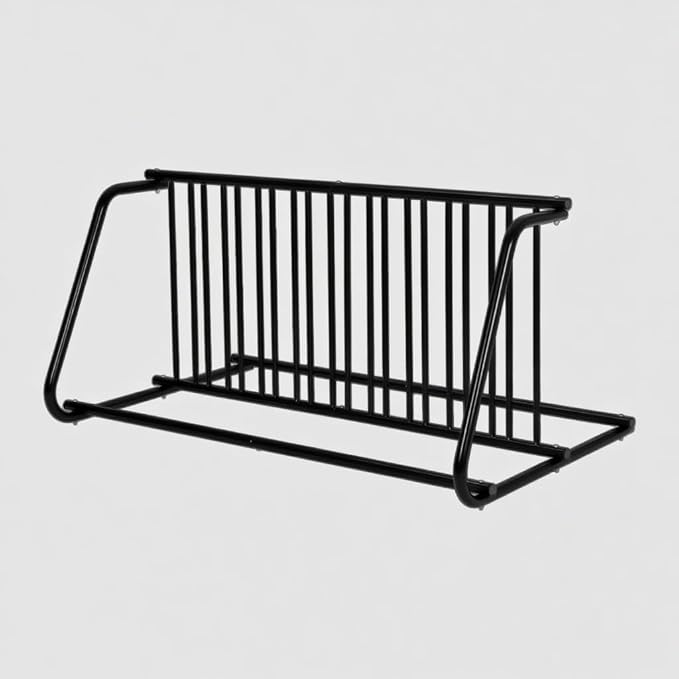 Floor Bike Rack,Double-Side 10-Bike Rack 60"L,Grid Bike Rack In Ground,Freestanding Bicycle Floor Parking Stand,Stand Bike Racks for Garages Streets Yards Bike Events