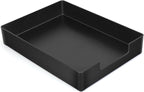 Letter-Size Tray, Desk Drawer Organizer, A4 Plastic Paper Tray, Multi-use Large Storage Basket for Office Home Supplies,13 x 9.6 inch