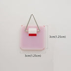 Artliving 1.25 Inch Invisible Adhesive Plate Hanger Set Vertical Plate Holders for The Wall (10 Pack)