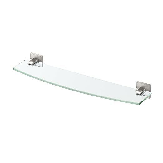 Gatco 5626 Mode Glass Shelf, Satin Nickel