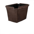 Removable/Waterproof Liner Bag - Laundry Cart Replacement Bag, Oxford Cloth Storage Bags for 350-400L Commercial Basket Trolley, General Size for 90×65×80cm Laundry Baskets(Brown)