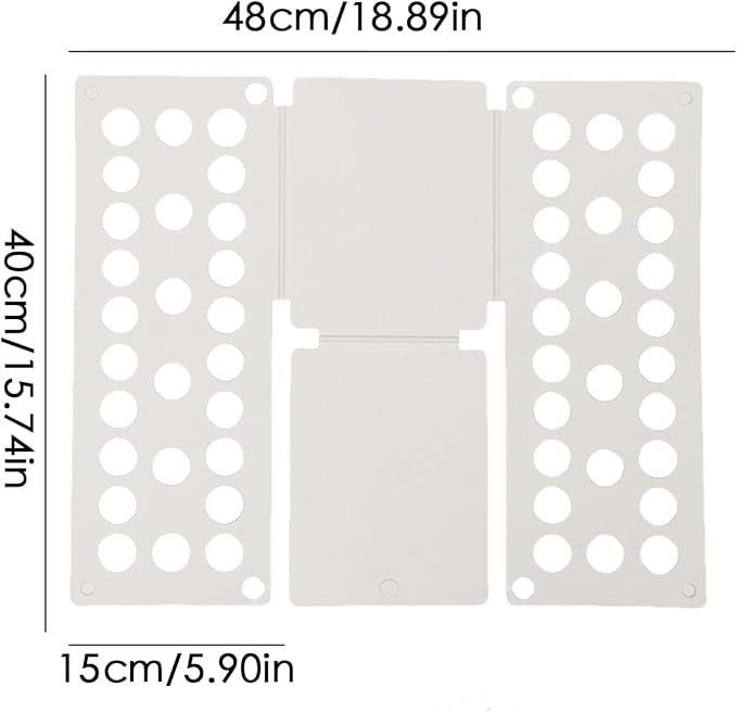 Shirt Folding Board, T Shirt Clothes Folder Board Laundry Sorter Helper Liner - Shirts Folding Boards Laundry Organizer Easy and Fast for Kid and Adult - Foldable Tool for Home Storage