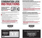 Vaultz Locking Mobile File Chest, Letter/Legal Files, 17.5" X 15.5" X 14.5", Black