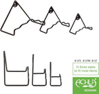 Achla Designs B-37M Plate Wall Hanger Bracket, Medium, 2-Pack
