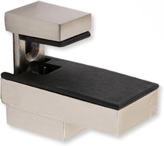 XVL 15-Inch Bathroom Glass Shelf Brushed GS3002L