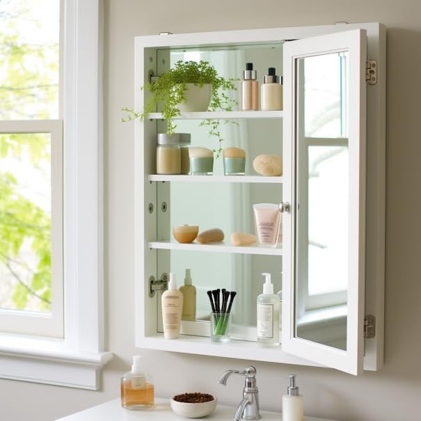 Upgrade Your Medicine Cabinet with a Sturdy Replacement Shelf- Full Lengths (12", 12.5",12.75", 13", 13.25", 13.5", 13.75", 14" and 14.5") - Depth 3 Inches | Warp Resistant Plywood (13.75)