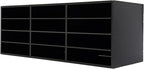 12 Compartments Paper Organizer for Desk, Desk Literature Organizer, Student Mailbox for Classroom, Desktop Bill Paper Storager File Sorter for Home Office Classroom(Black)
