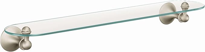 Moen DN7790BN Lounge Bathroom Vanity Shelf, Brushed Nickel
