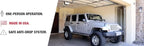 HARKEN - Truck Cap Overhead Garage Storage Hoist, Self-Leveling, Safe Anti-Drop System, Easy One-Person Operation, Smart Garage Organization - 7806.12