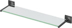 Gatco 5586MX Waterline Glass Shelf, Matte Black