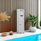 AOJEZOR Bathroom Storage Cabinet: Small Bathroom Storage Cabinet - Toilet Paper Holder Fit for Mega Roll,White
