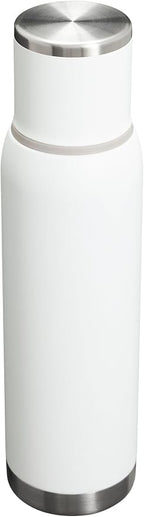 Stanley Adventure-To-Go Vacuum Bottle 1.4 qt | Wide Mouth with Leakproof Cup Lid | Keep Drinks Hot or Cold | Packable for Travel | Insulated Stainless Steel Thermal Bottle | BPA-Free | Frost