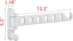JOOM Laundry Drying Rack Wall Mounted Clothes Drying Rack Clothes Hanger Grey