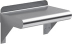 AmGood 6 in. x 10 in. Stainless Steel Wall Shelf | NSF | Metal Shelving | Garage, Laundry, Storage, Utility Room | Restaurant, Commercial Kitchen
