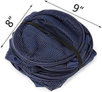 2 pop-up Laundry Hampers，Foldable mesh Laundry Baskets (Each with 2 Reinforced Handles), Blue ……