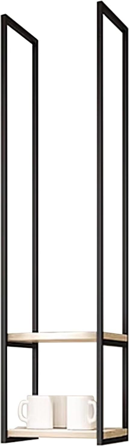 Ceiling Shelf Display Shelves Hanging Shelving Creative Flower Stand Ceiling Mounted Storage Rack Kitchen Pot Rack/Pan Racks Metal Iron Frame for Home Office Restaurant(30x30x85cm)