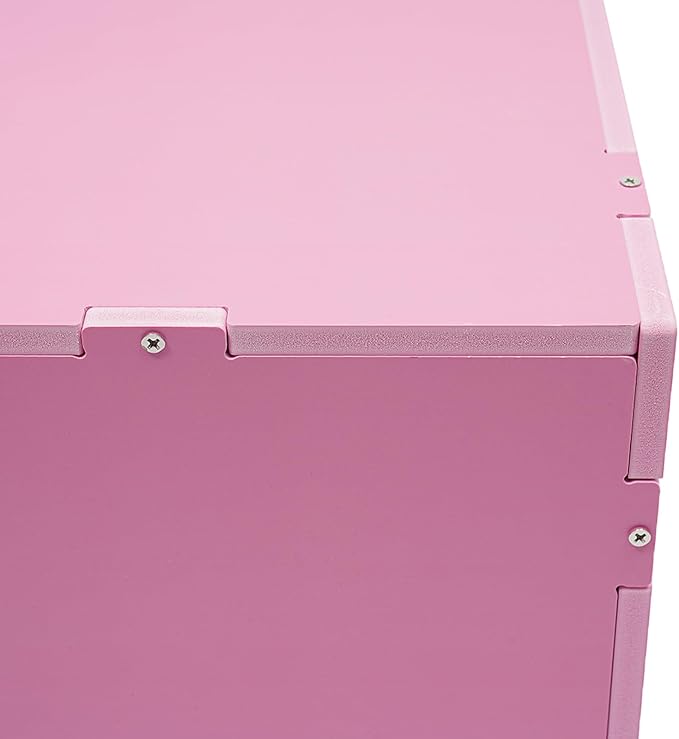 12 Compartments Desk Literature Organizer, Countertop Mail Sorter Organizer,Student Mailbox for Classroom, Desktop Paper Organizer for Home Office School, Pink