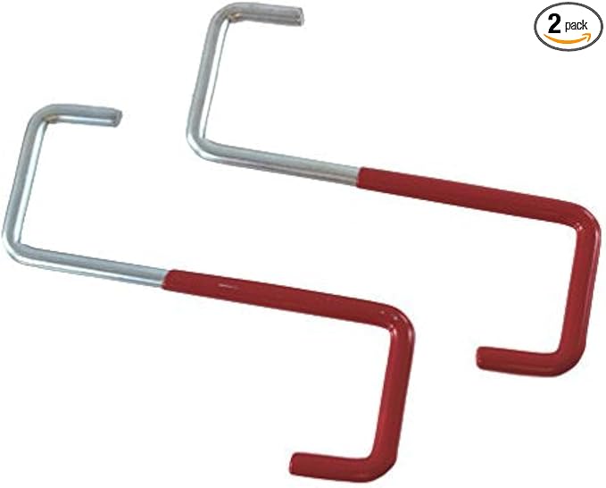 Do it Best Unbranded 210781 Vinyl Coated Rafter Storage Hook Red - Pack of 2