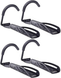 Dirza Bike Rack Garage Wall Mount Bike Hanger Bike Hooks Bike Storage Bicycle Vertical System for Garage Indoor Shed - Easily Hang/Detach - Holds up to 65 lb with Screws Black