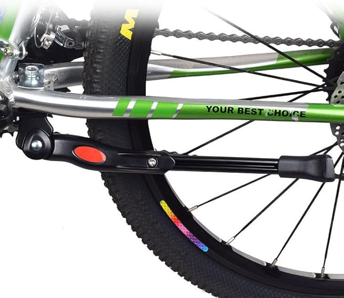Bike Kickstand Aluminum Adjustable Bicycle Cycling Center Bracket Stand for Bike 24" 26" 27.5" 29"