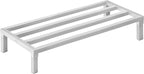VEVOR Aluminum Dunnage Rack, 48” x 20” Commercial Food Floor Rack, 8” Off the Floor, 1800 lbs Capacity All-Welded Aluminum Storage Rack, for Storage in Restaurants, Kitchens, Garages and Vehicles