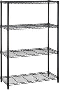PayLessHere | 4-Tier Wire Shelf | 36"x14"x54" | Black | Adjustable Racks | Heavy-Duty Storage Shelves, Holds Upto 1000 lbs | Rust-Resistant, No-Tool Assembly | for Home, Garage Shelving