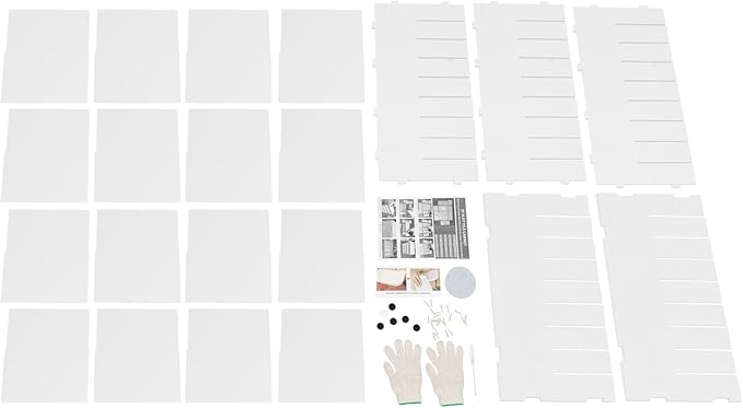 36 Compartments Literature Organizers, Office Mailbox with Adjustable Shelves+Gloves, Paper Storage Cabinet for Office, Home, Classroom