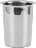 Tyenaza Stainless Steel Utensil Holder, Multipurpose Large Capacity Kitchen Utensil Holder,Utensil Crocks Organizer for Forks, Spoons, Knives, Kitchenware(Without Holes)