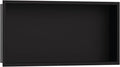 hansgrohe XtraStoris Original Recessed Wall Niche with Integrated Frame 12"x 24"x 4" in Matte Black, 56064670